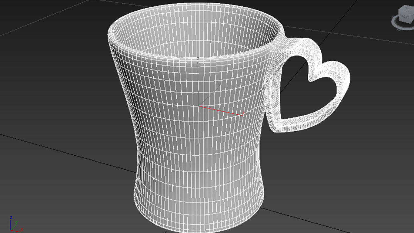 Coffee mug 3D print model_3
