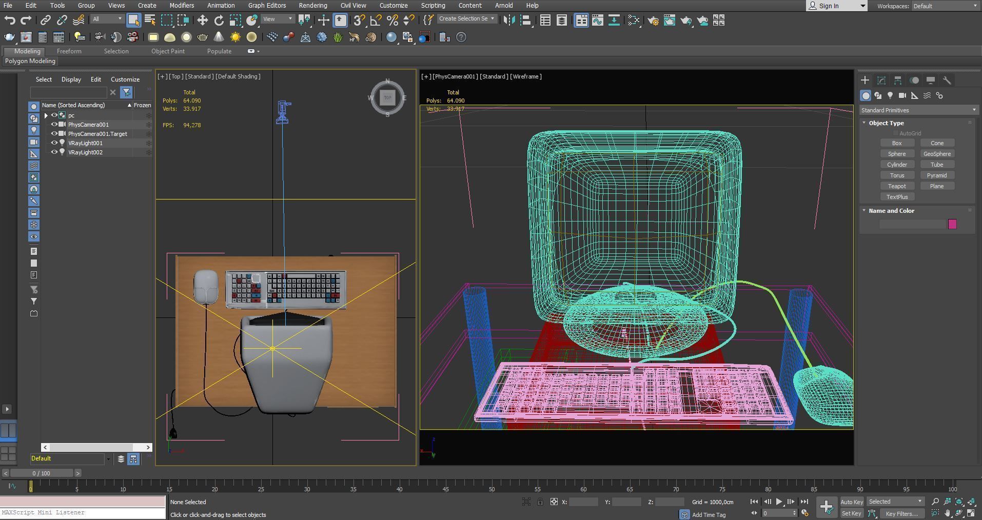 CARTOON  COMPUTER DESKTOP Low-poly 3D model_14