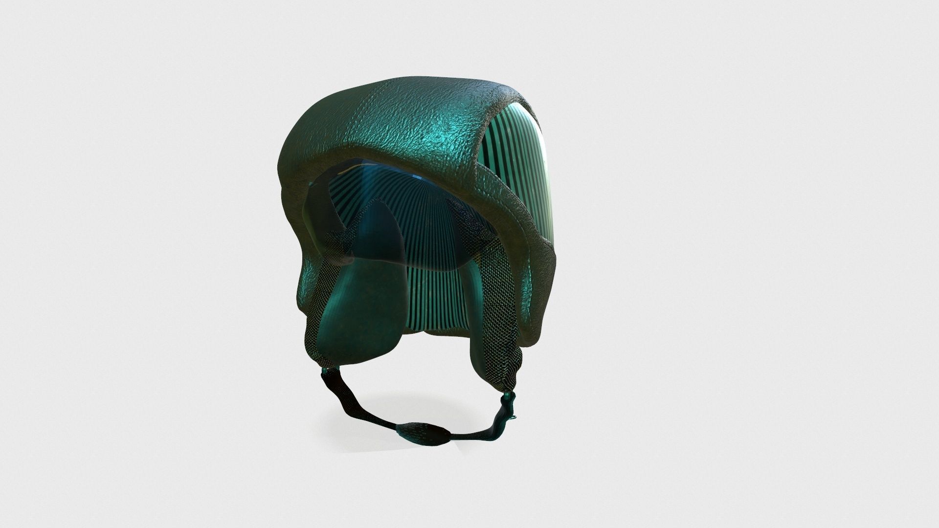 basic biker helmet Low-poly 3D model_15