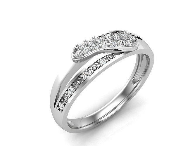 Women Band Ring 3dm render detail 3D print model