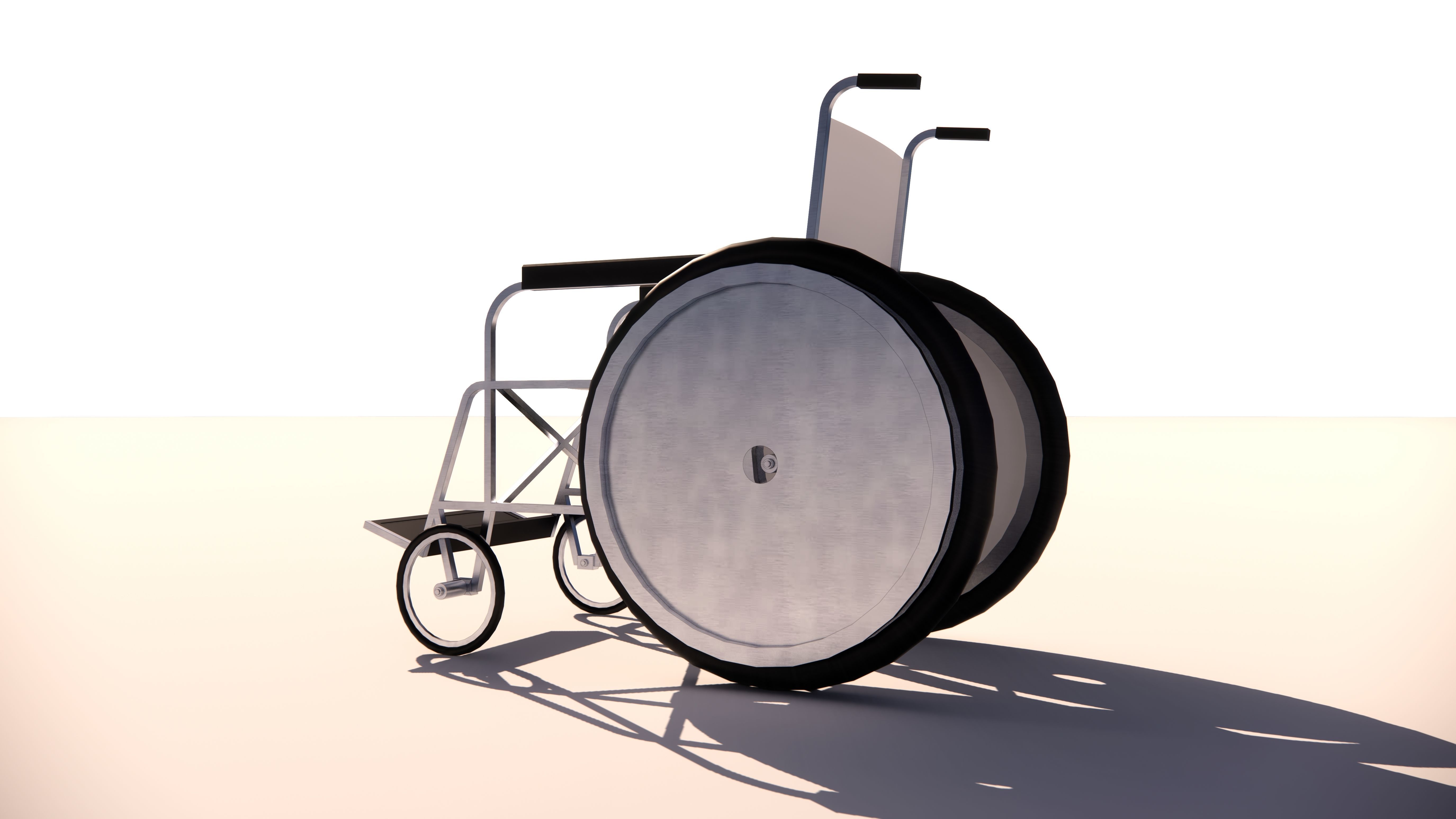 Wheelchair for DP 3D model_6