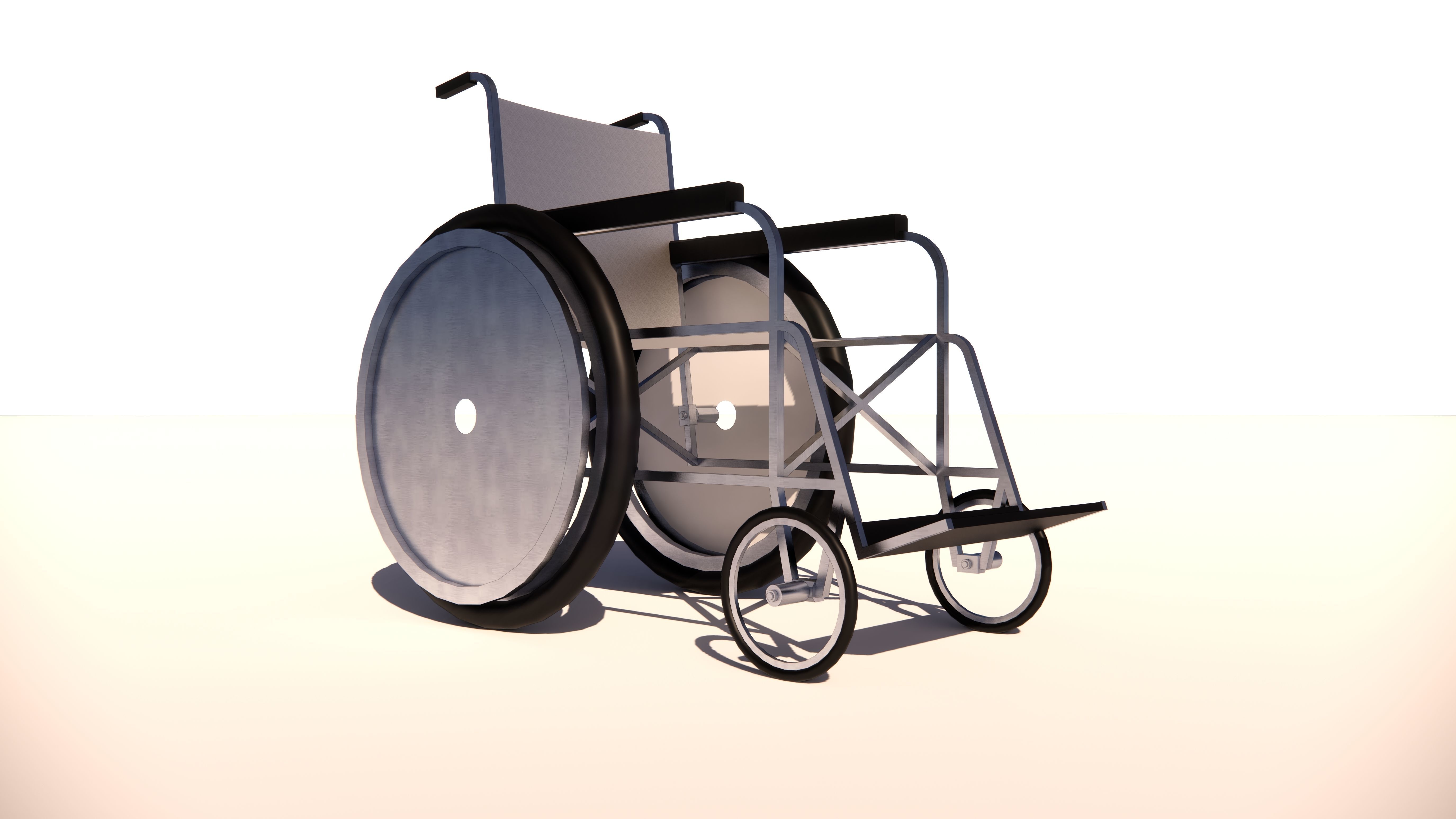 Wheelchair for DP 3D model_4