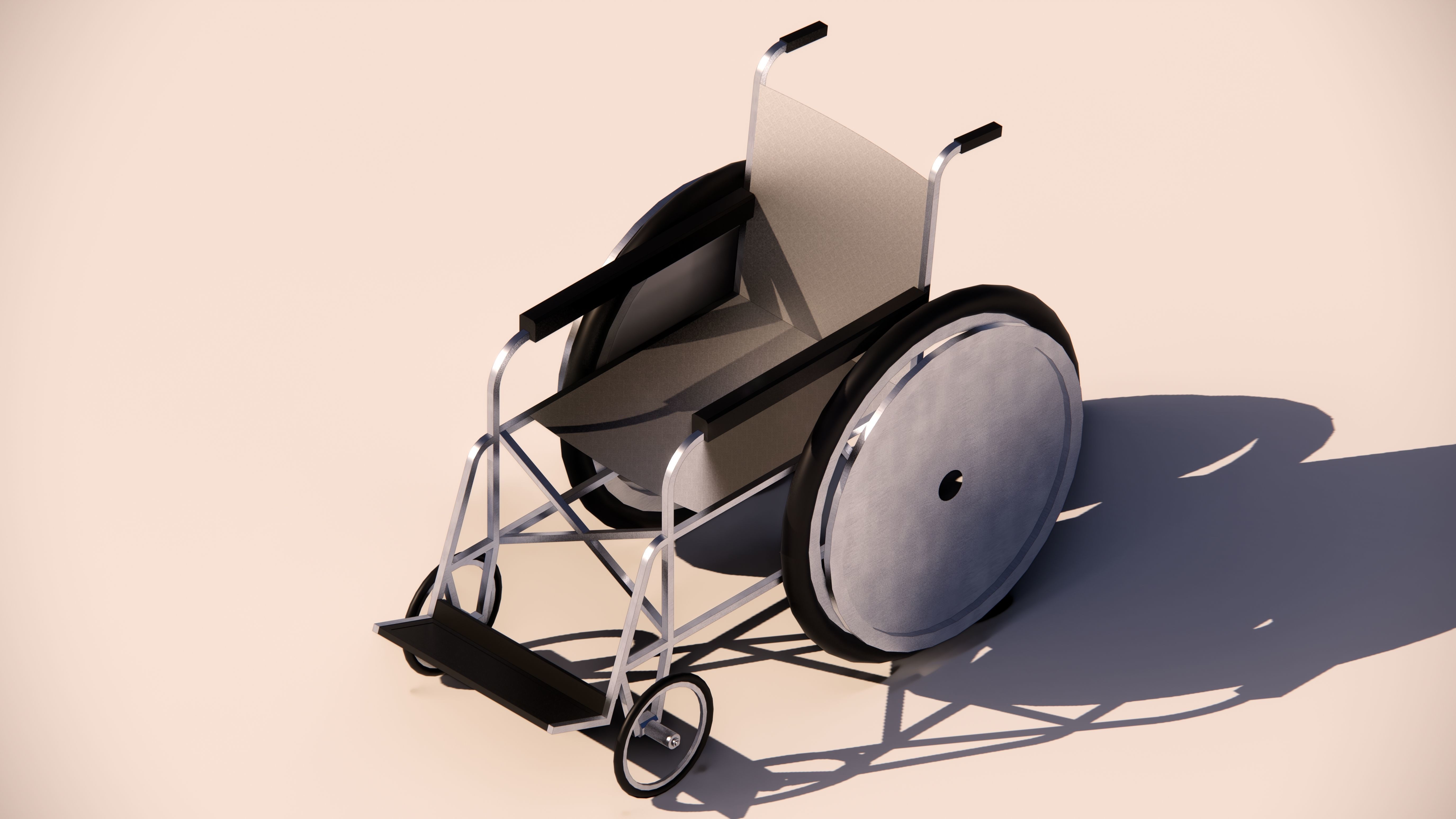 Wheelchair for DP 3D model_10
