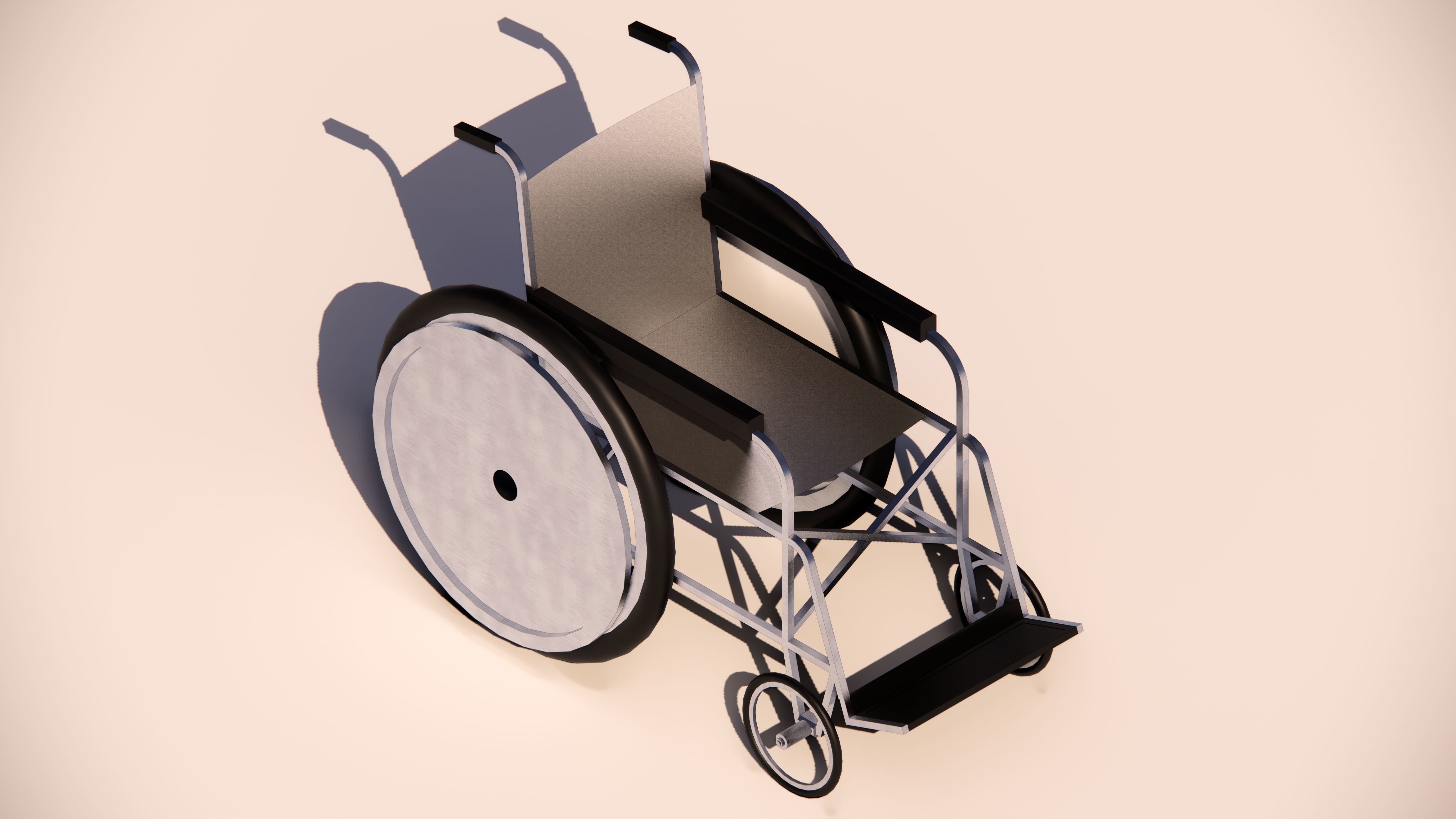 Wheelchair for DP 3D model_8
