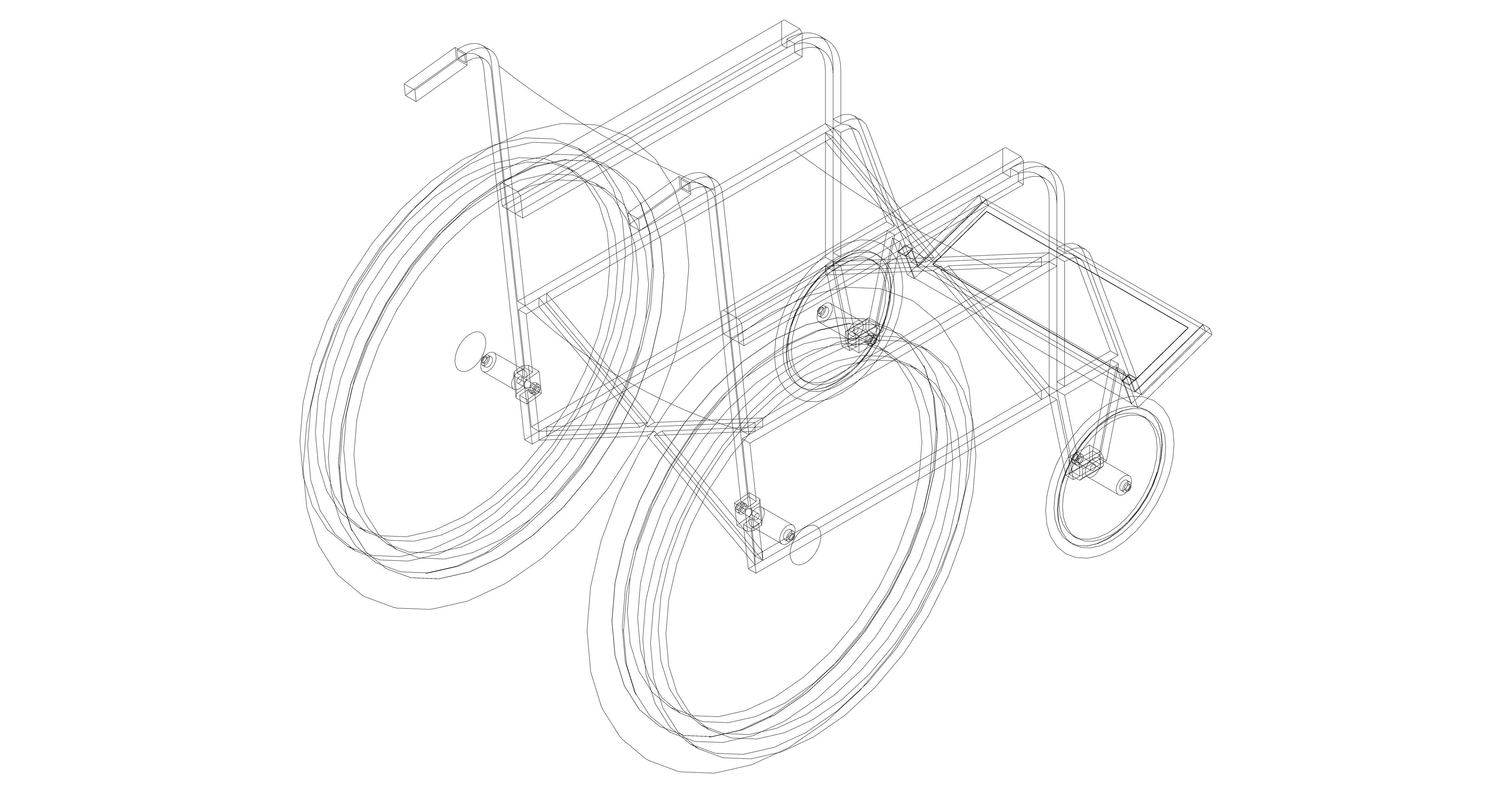 Wheelchair for DP 3D model_15
