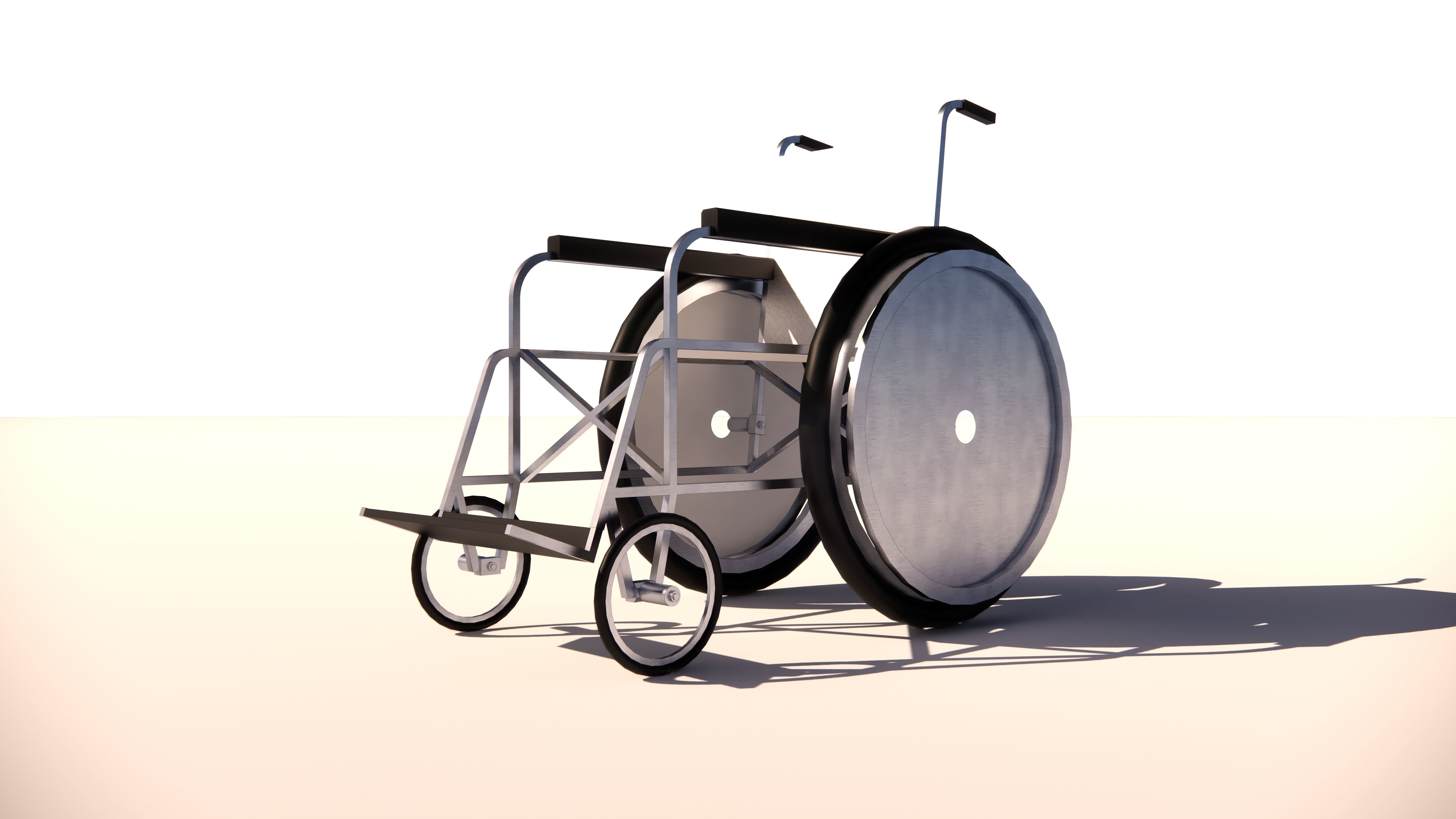 Wheelchair for DP 3D model_5