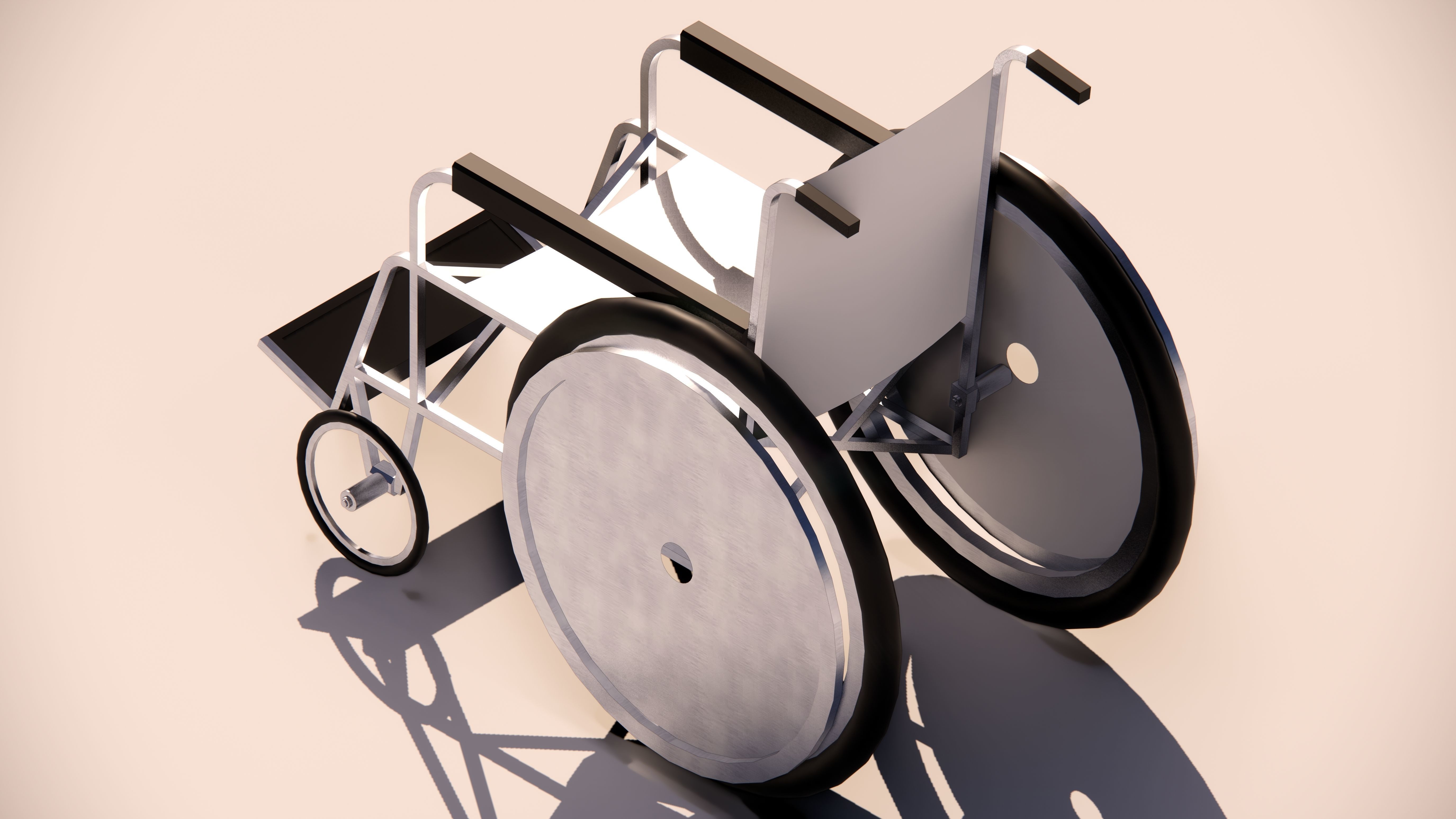 Wheelchair for DP 3D model_12