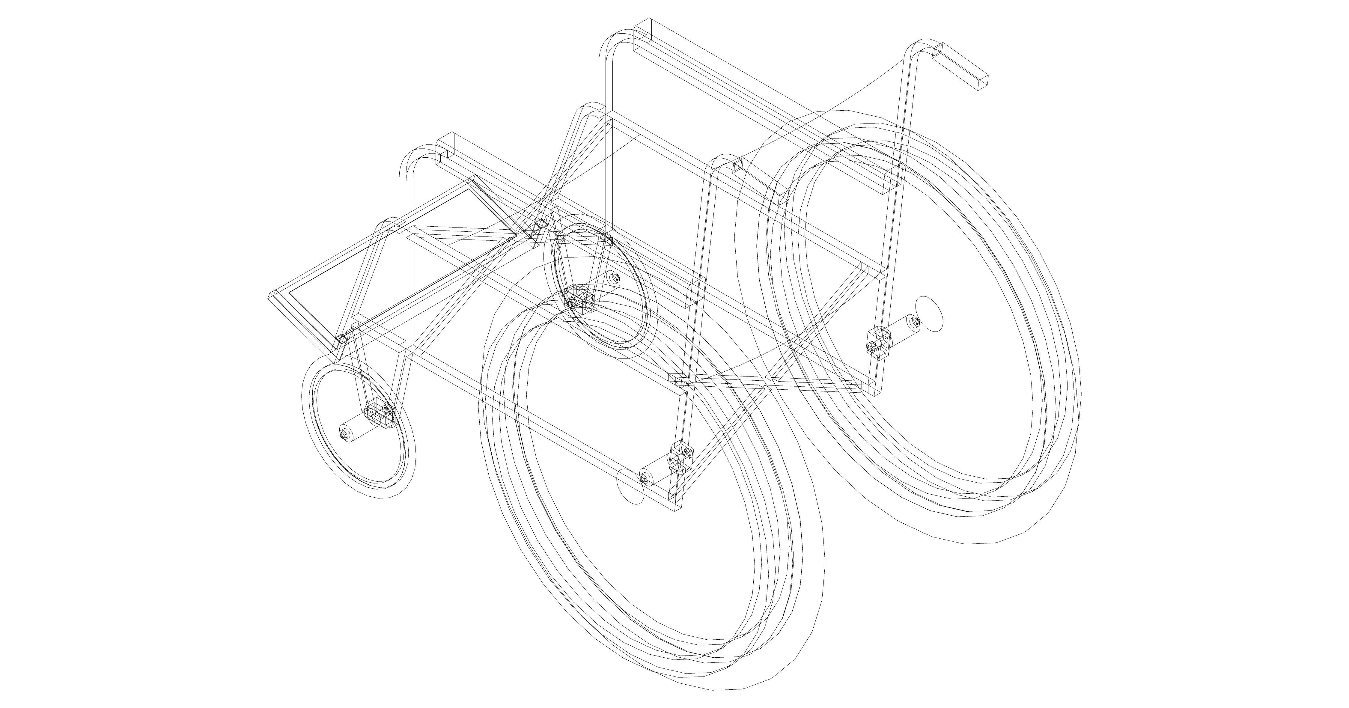 Wheelchair for DP 3D model_13