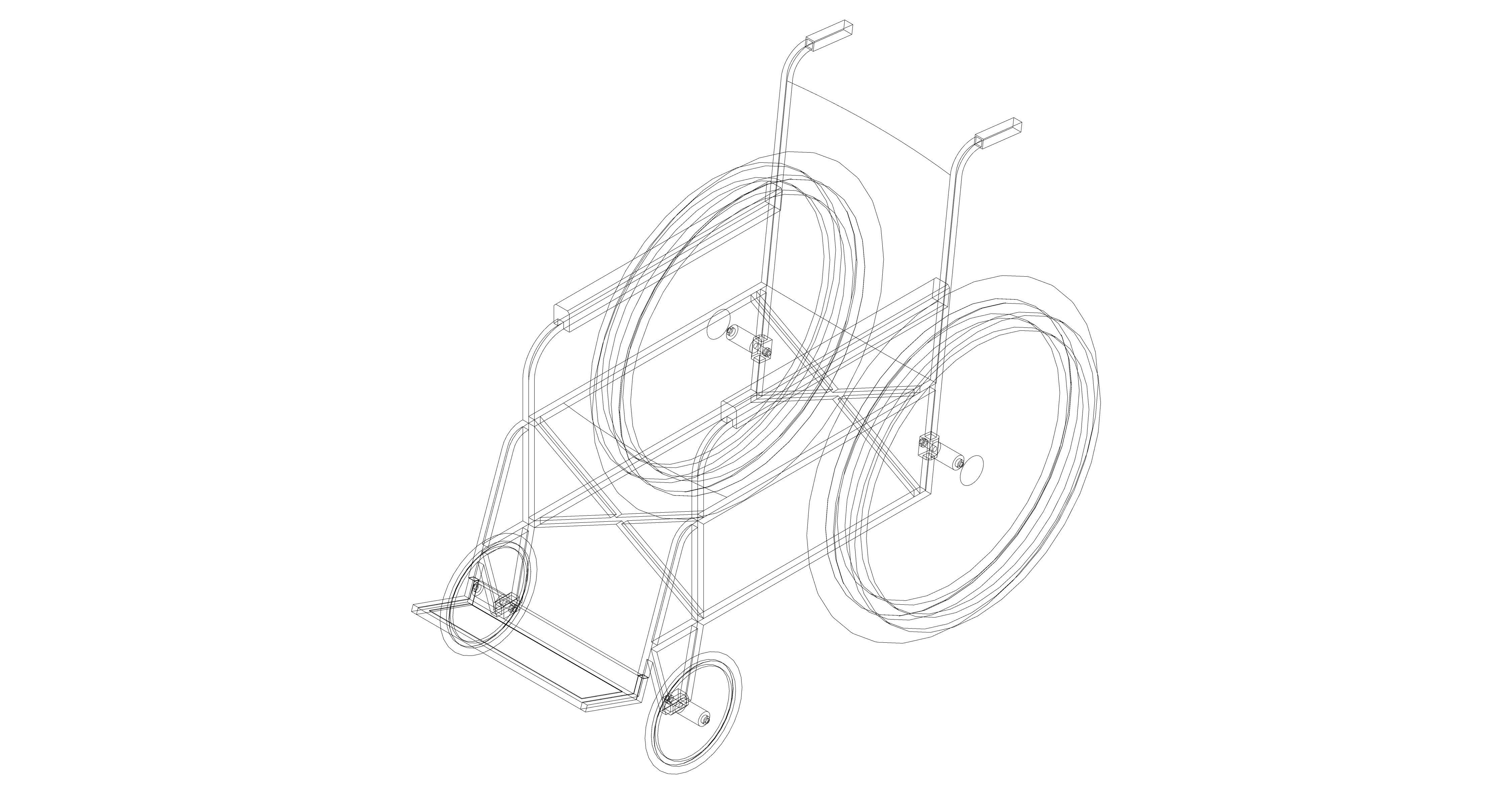 Wheelchair for DP 3D model_11