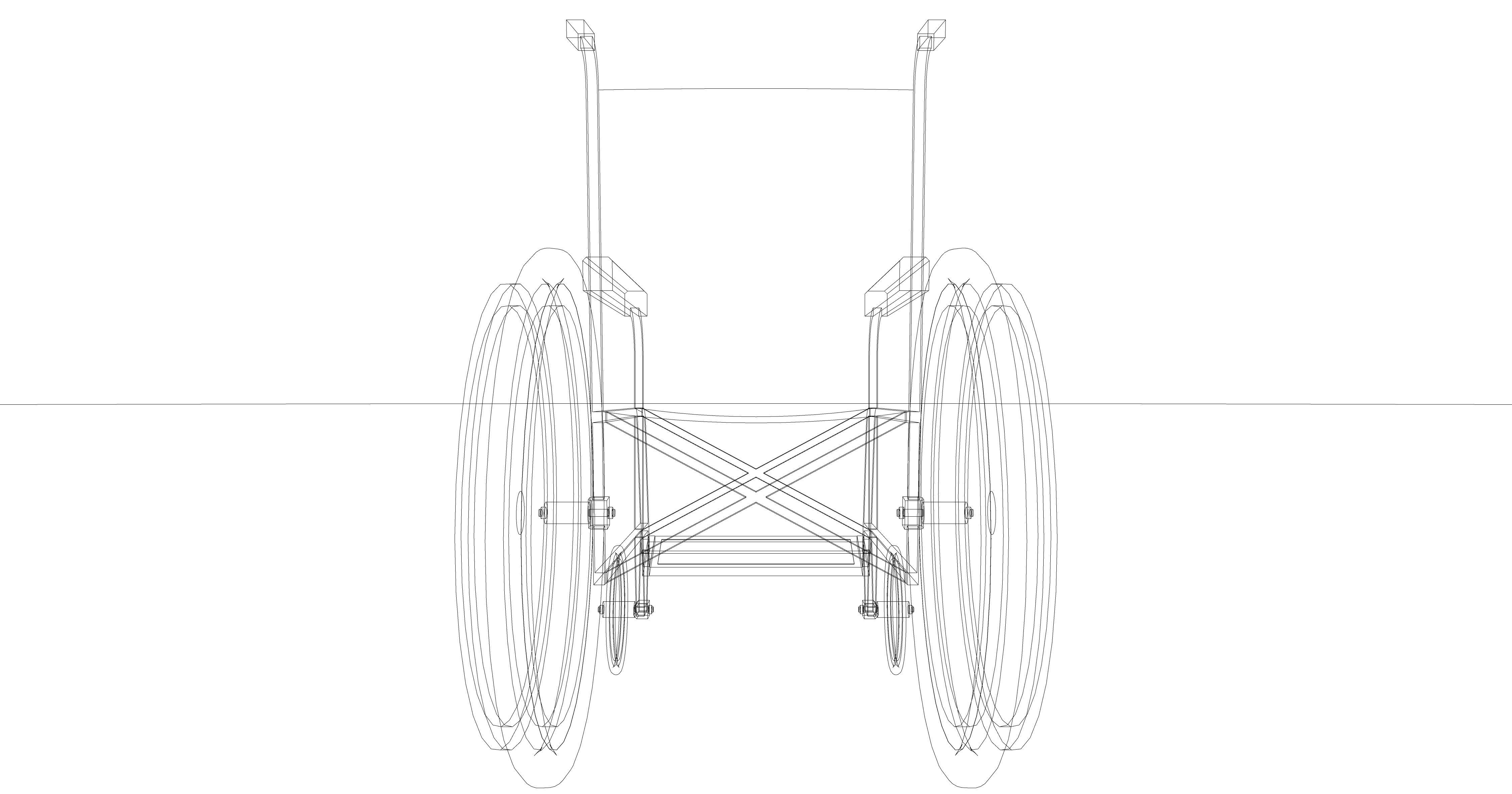Wheelchair for DP 3D model_25