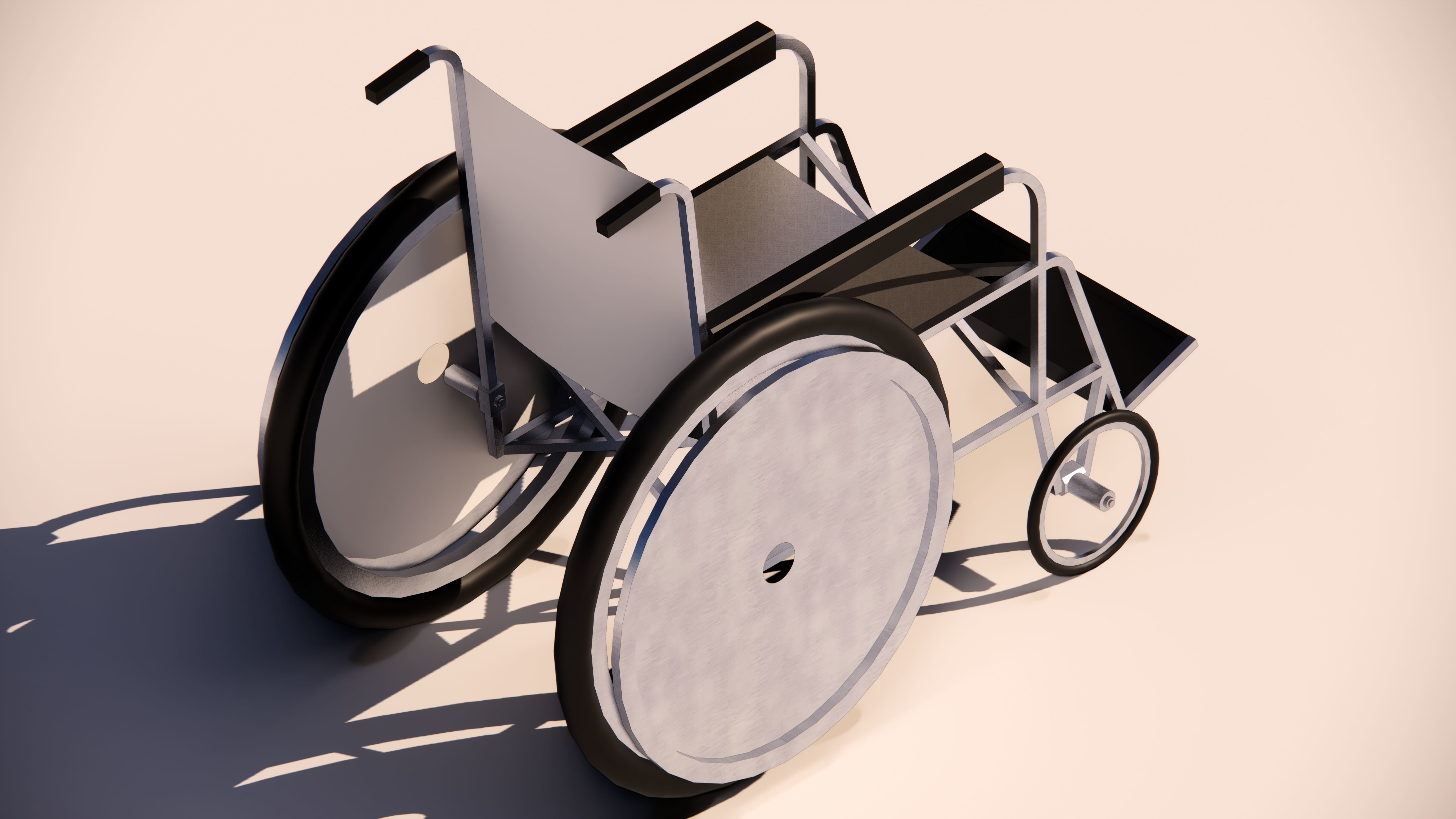 Wheelchair for DP 3D model_14