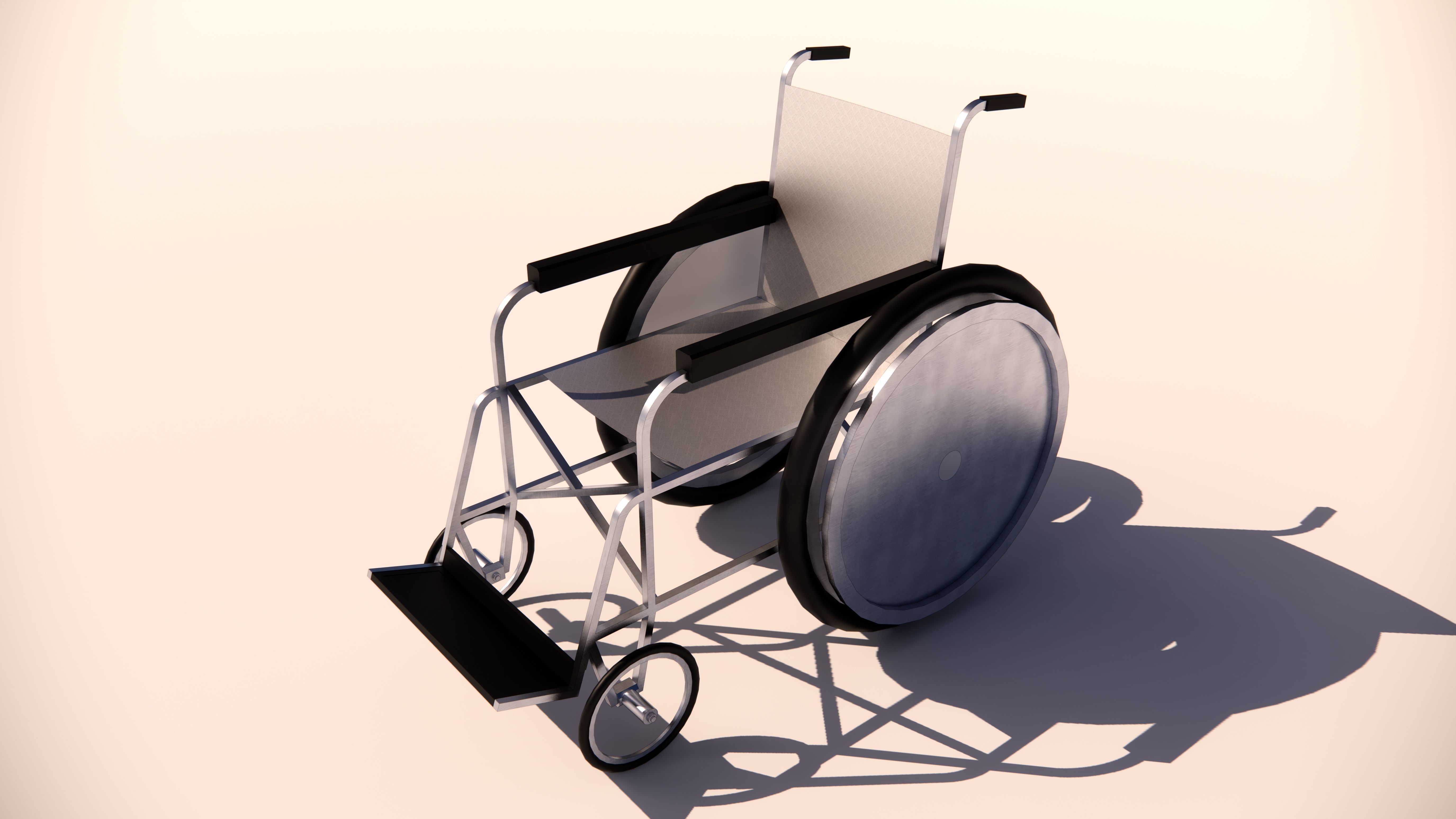 Wheelchair for DP 3D model_1