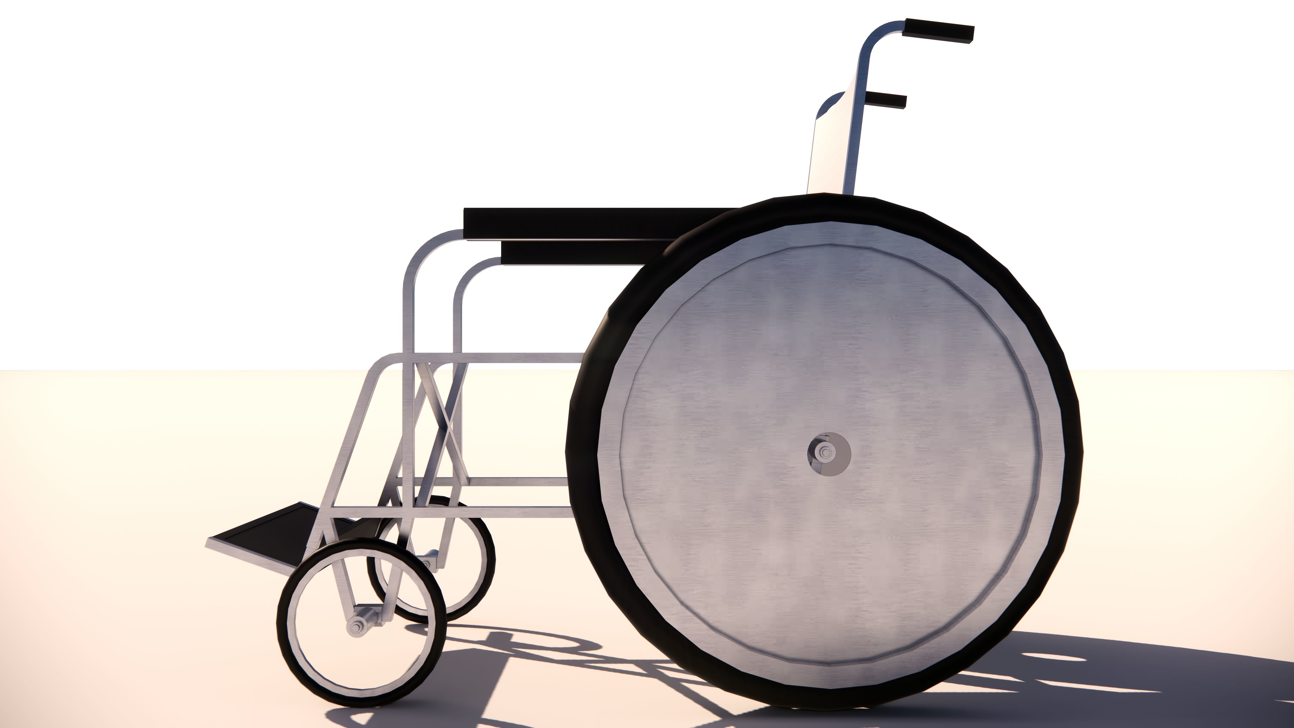 Wheelchair for DP 3D model_22