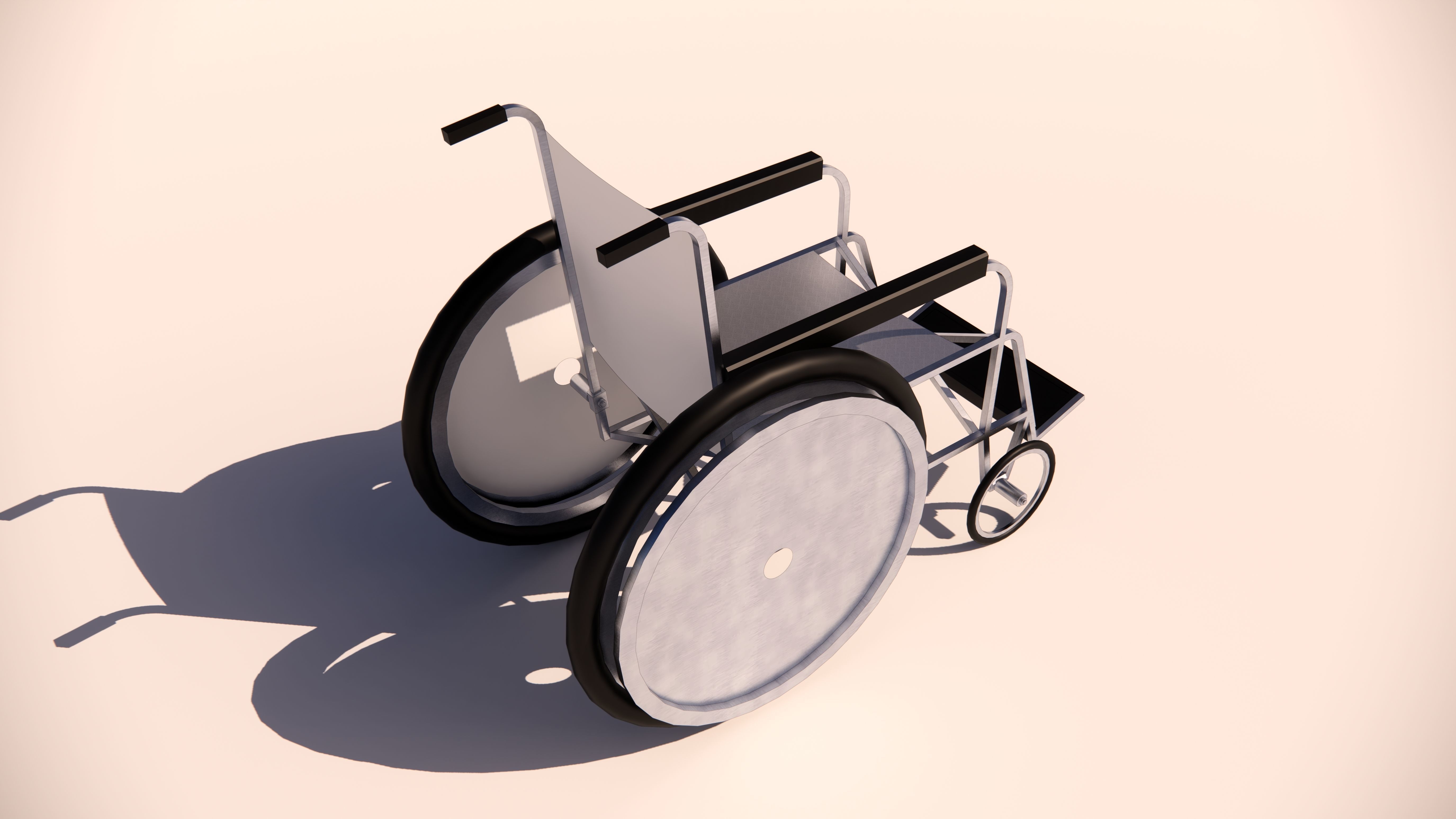 Wheelchair for DP 3D model_3