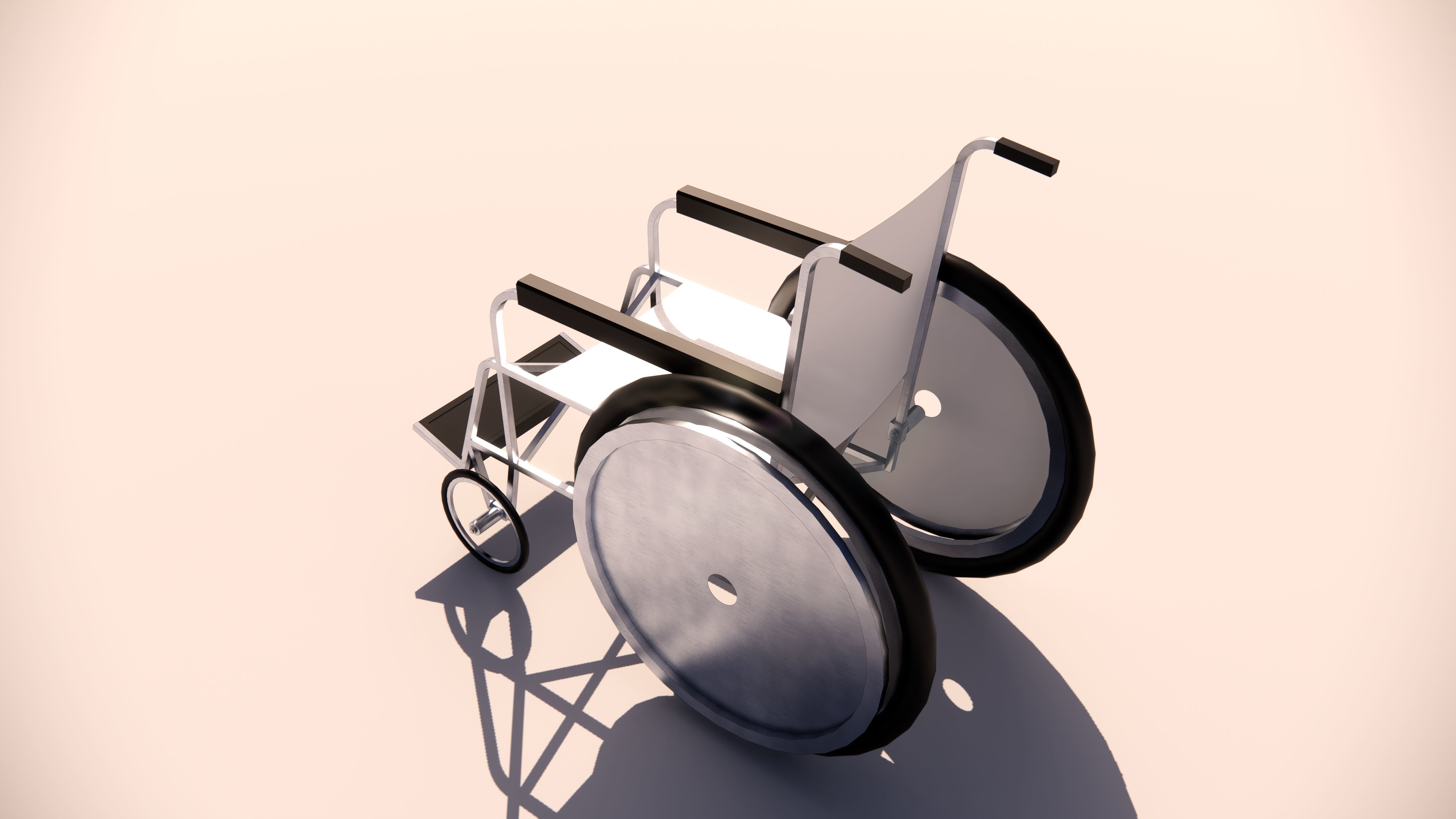 Wheelchair for DP 3D model_2