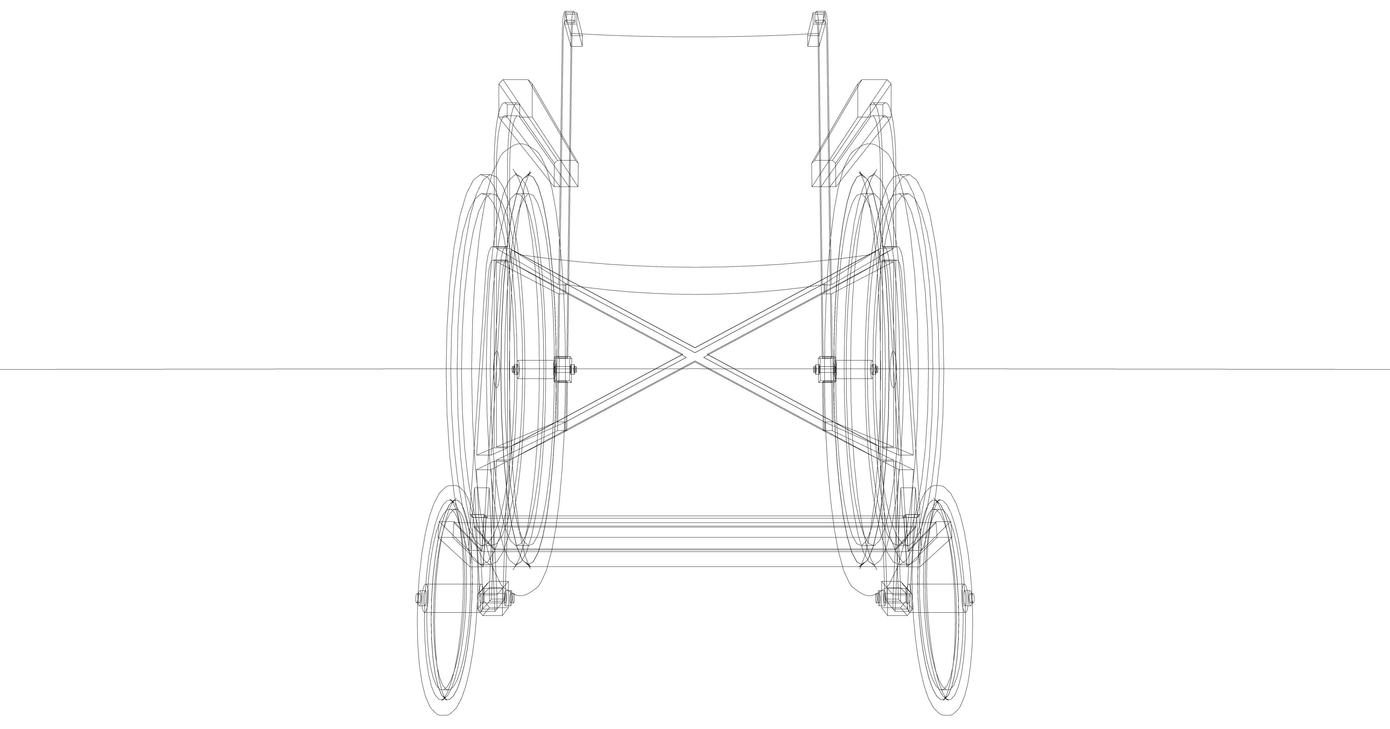 Wheelchair for DP 3D model_21