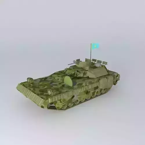 KAMF-D0610 military tank in camouflage