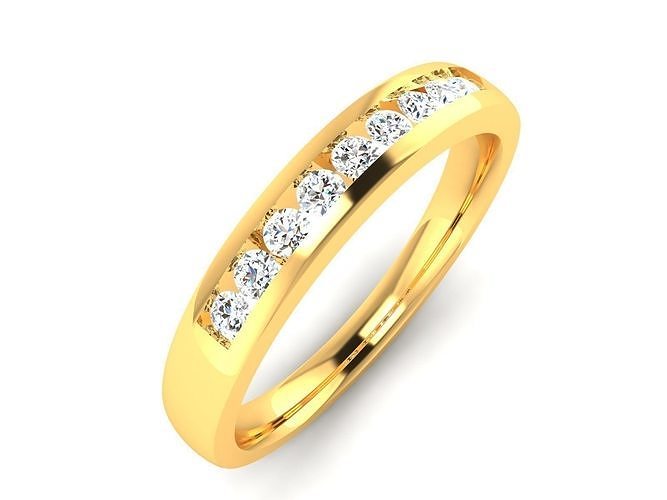 Women Band Ring 3dm render detail 3D print model