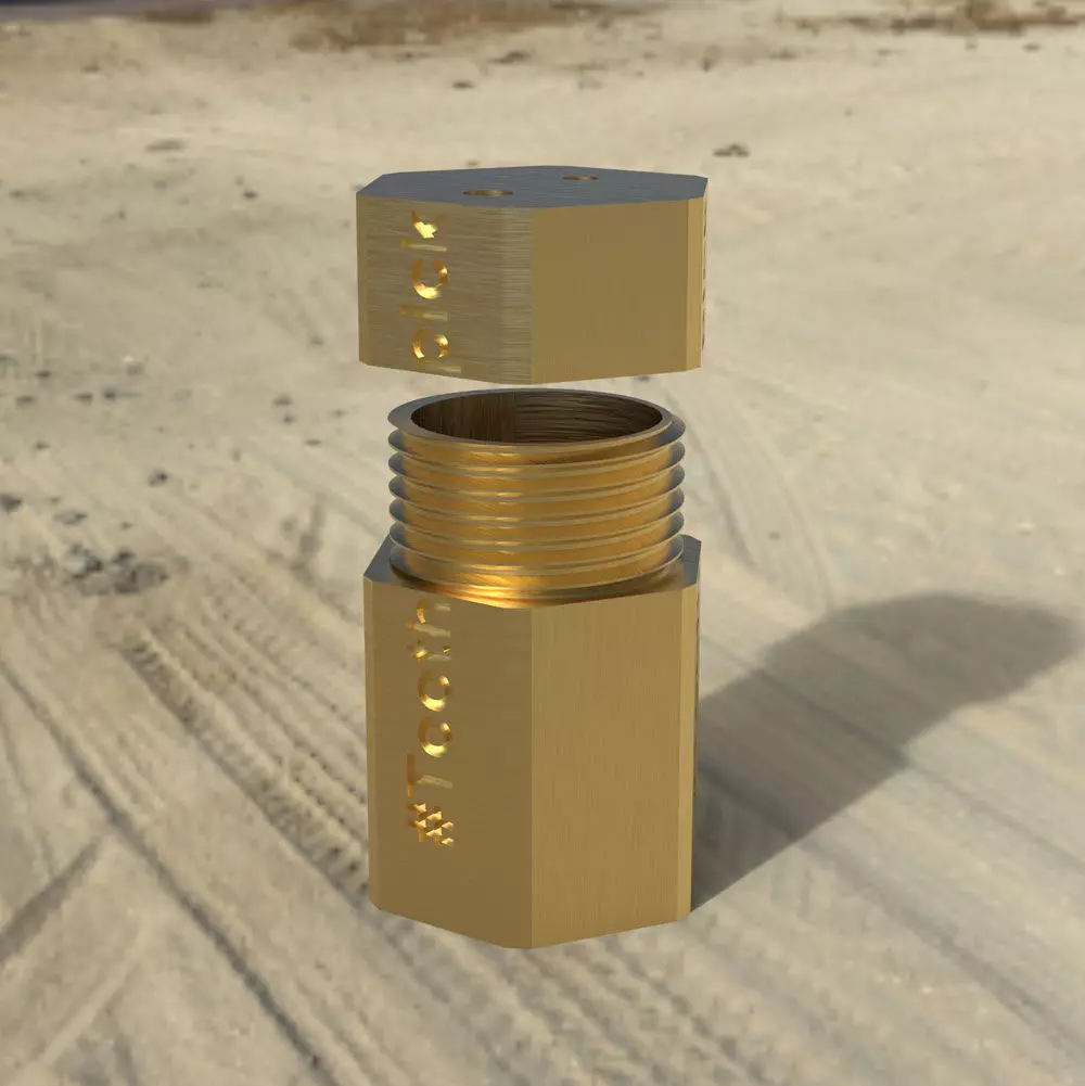 Tooth picks box - tank 3D print model