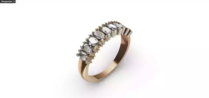 9 stone marquise eternity ring  