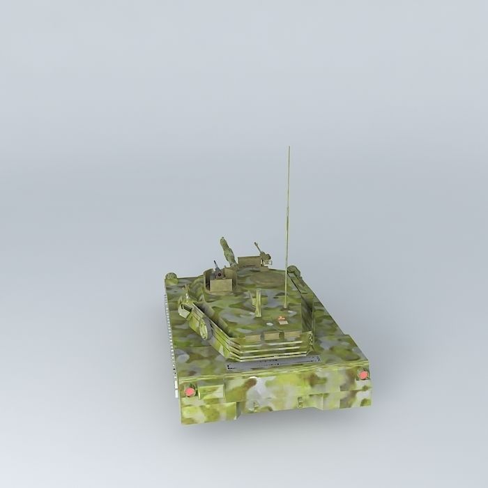 Tank prototype Sultan 203 3D model_2