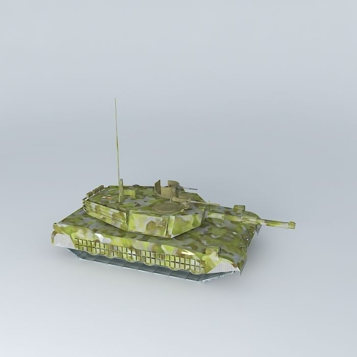 Tank prototype Sultan 203 3D model_1