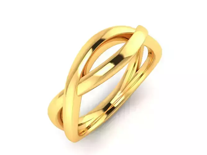 Women Band Ring 3dm render detail