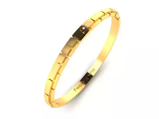 Women Band Ring 3dm render detail