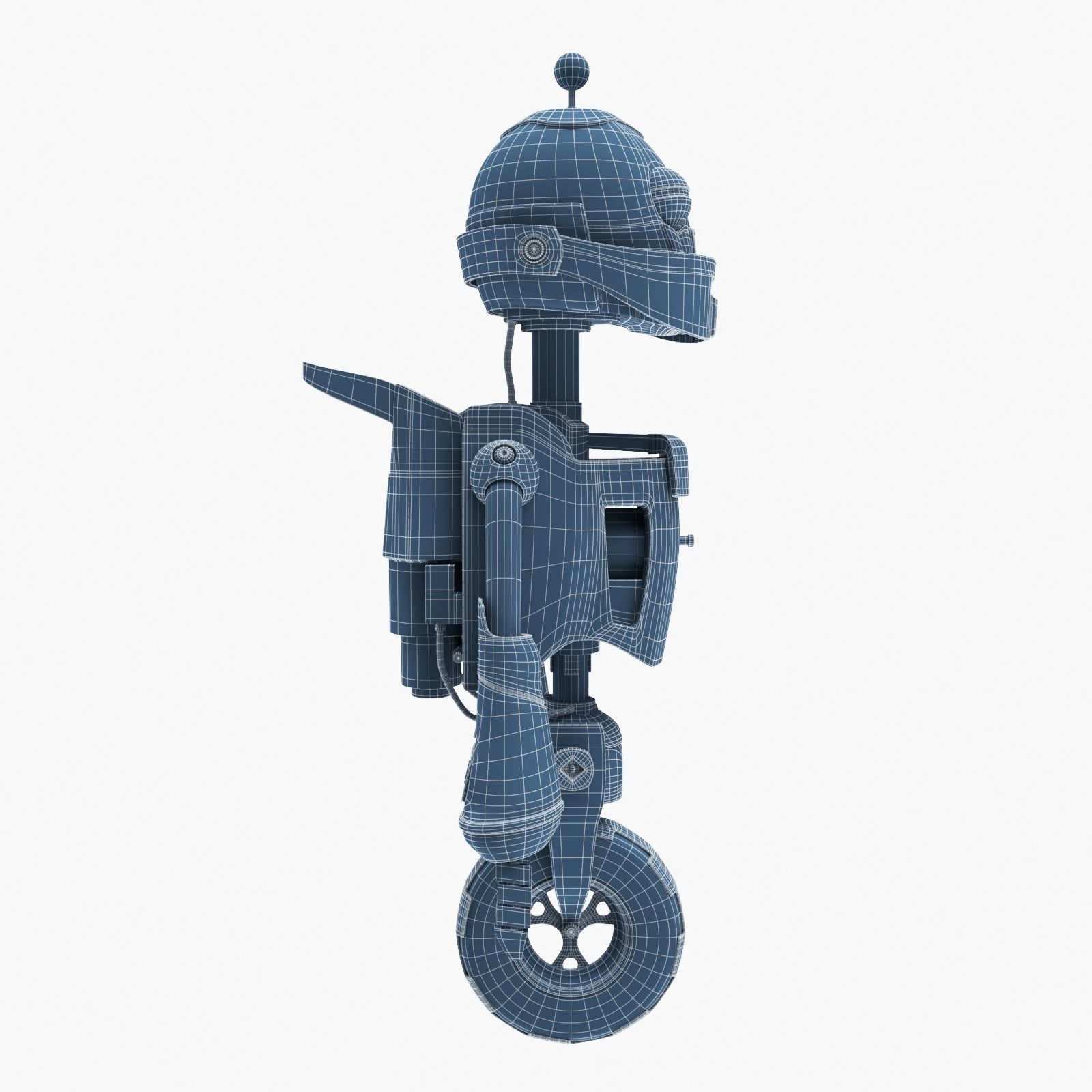 Robot on the Wheel 3D model_18