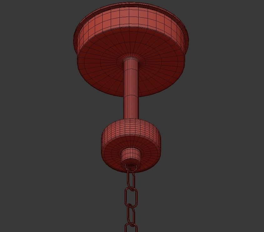 Aberdeen 9 Light Chandelier 3D model_2