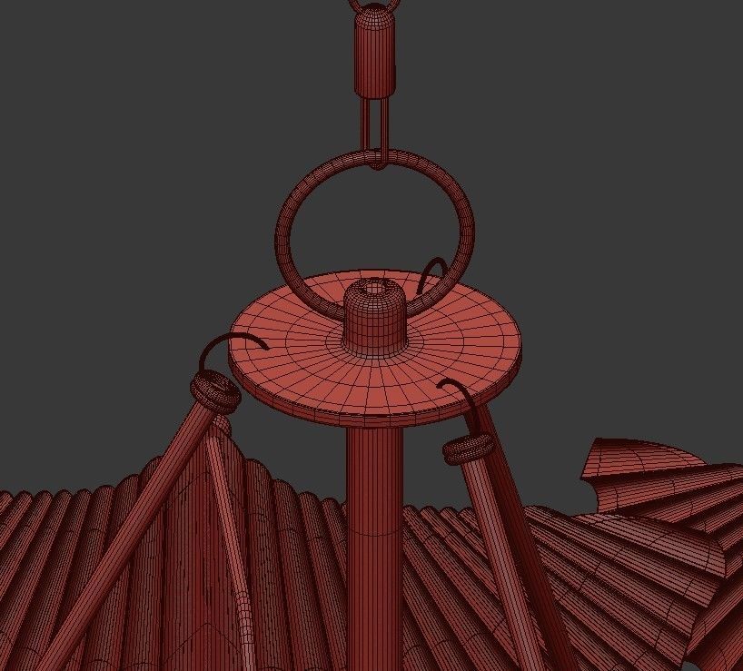 Aberdeen 9 Light Chandelier 3D model_7