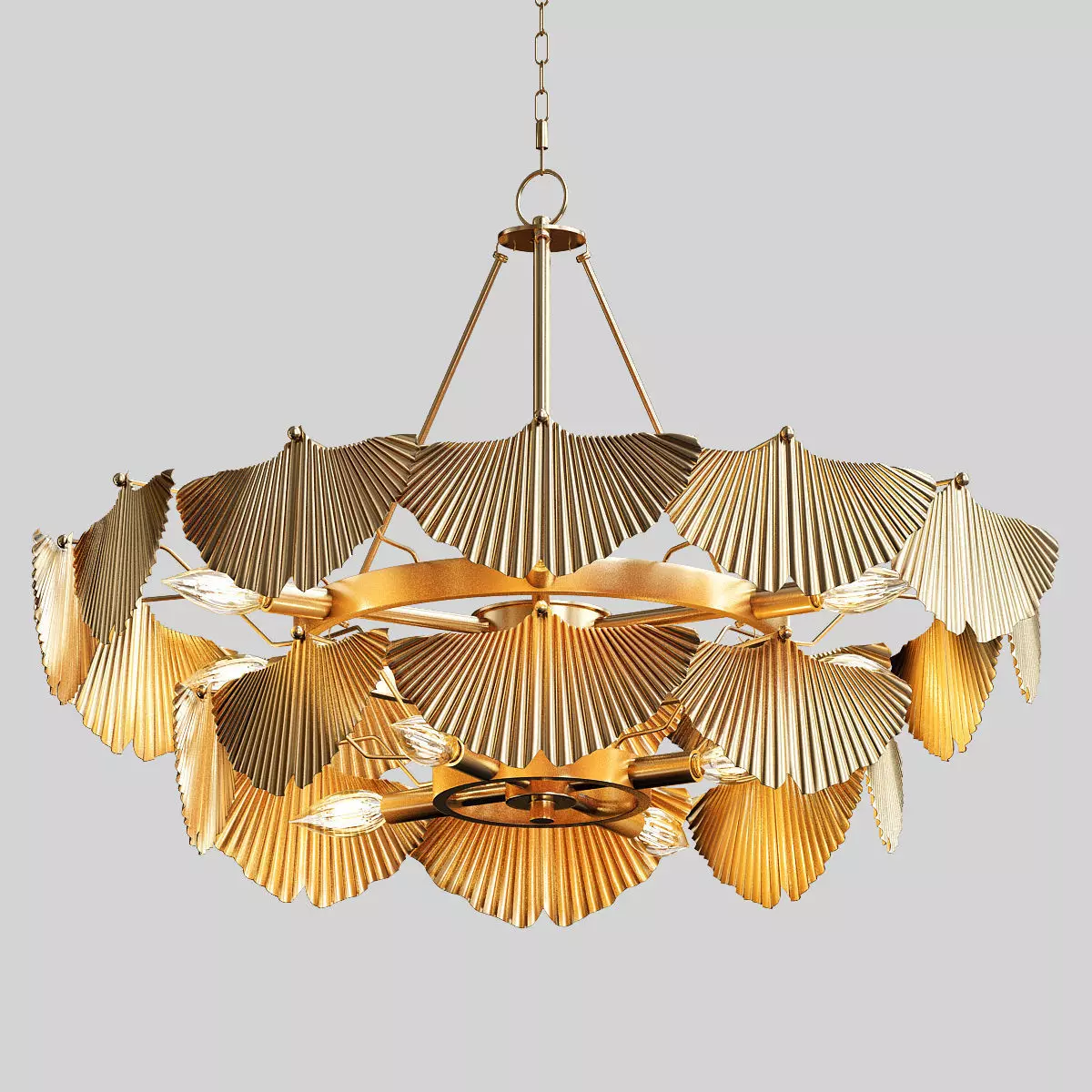 Aberdeen 9 Light Chandelier 3D model_0