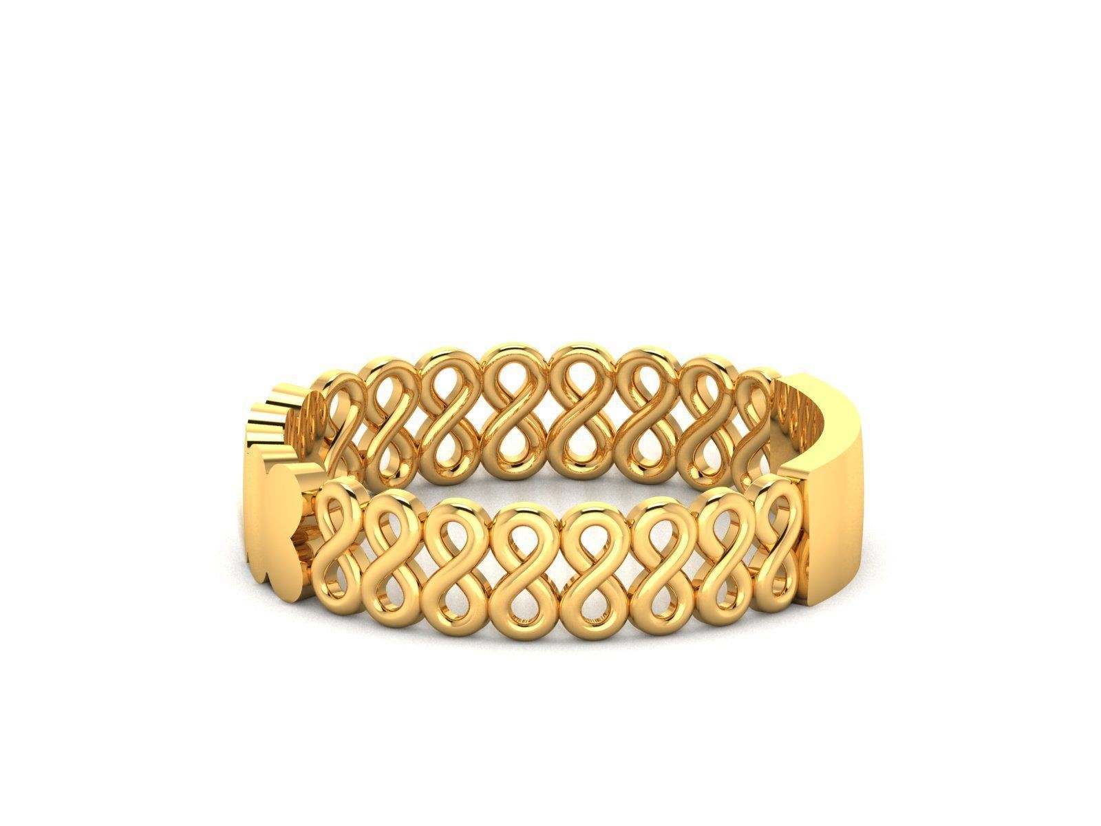 Women Band Ring 3dm render detail 3D print model_6