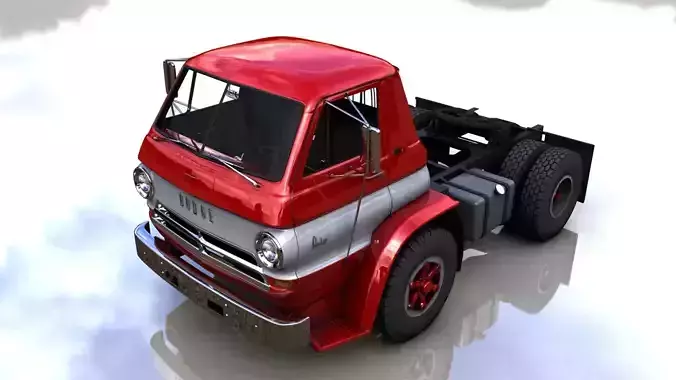 DODGE L700 TILT CAB TRUCK 1969 3D model