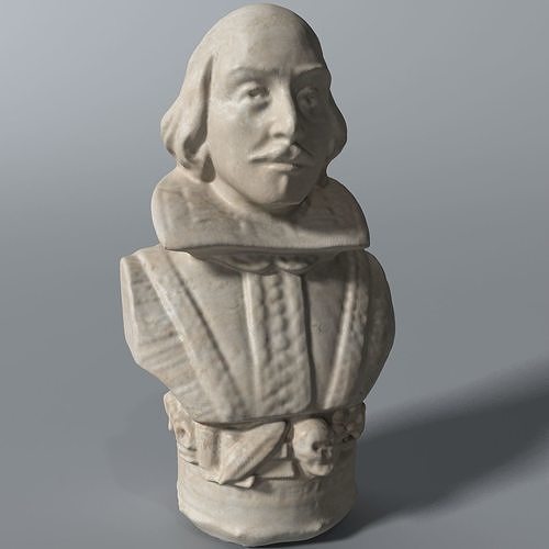 williams shakespeare Bust 3D model