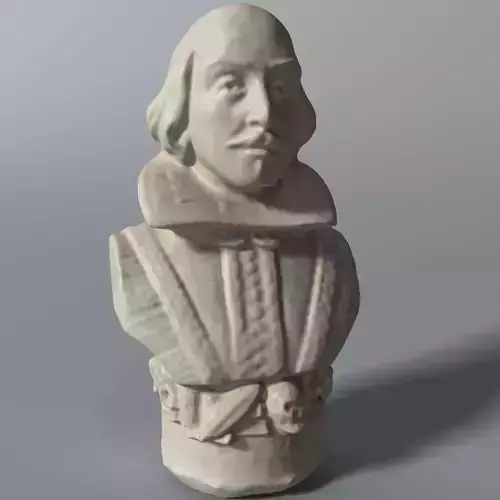 williams shakespeare Bust 3D model