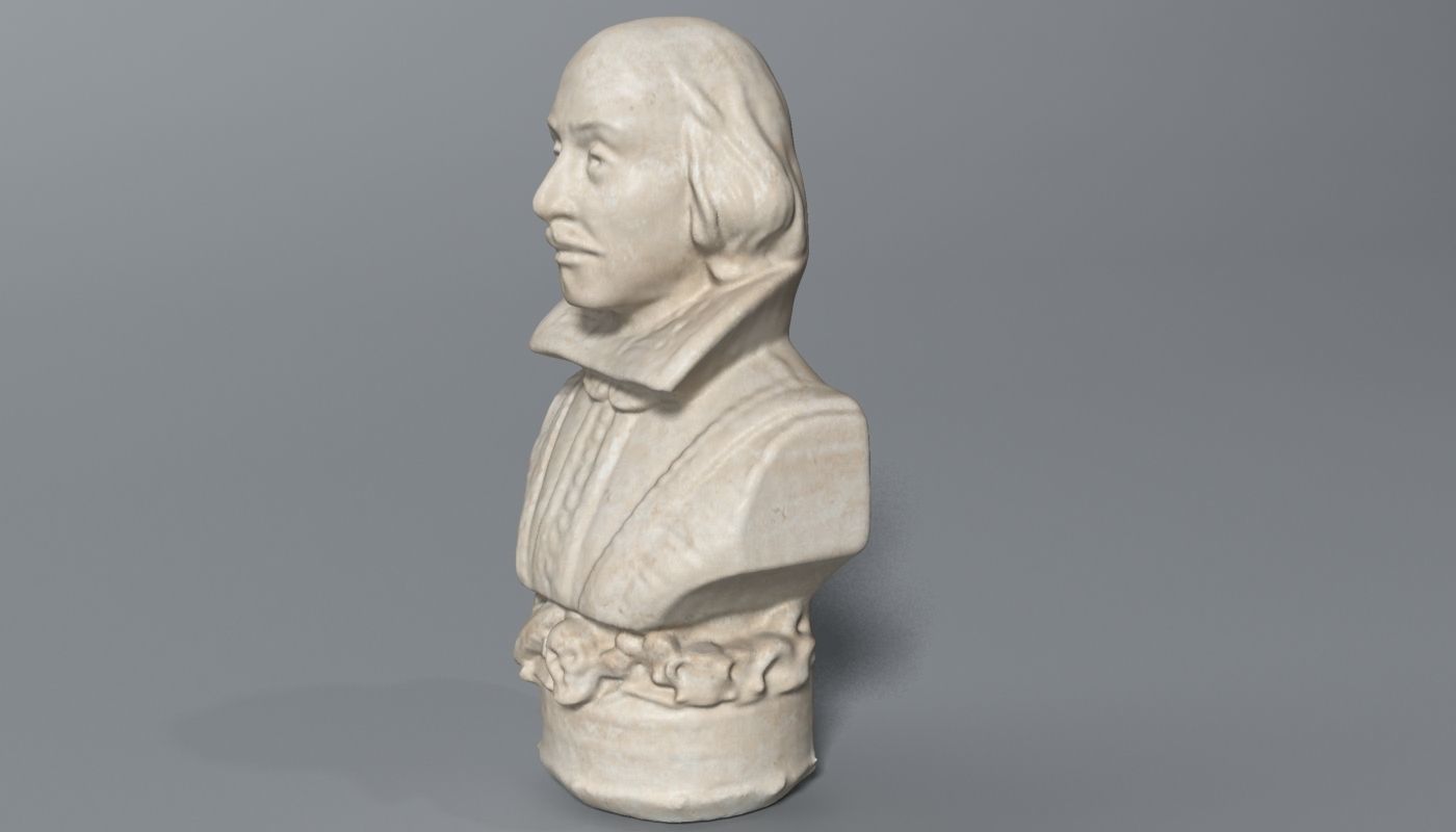 williams shakespeare Bust 3D model_3