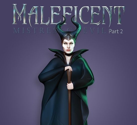 Maleficent 2 - Fan art 3D print model