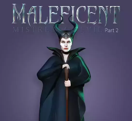 Maleficent 2 - Fan art 3D print model