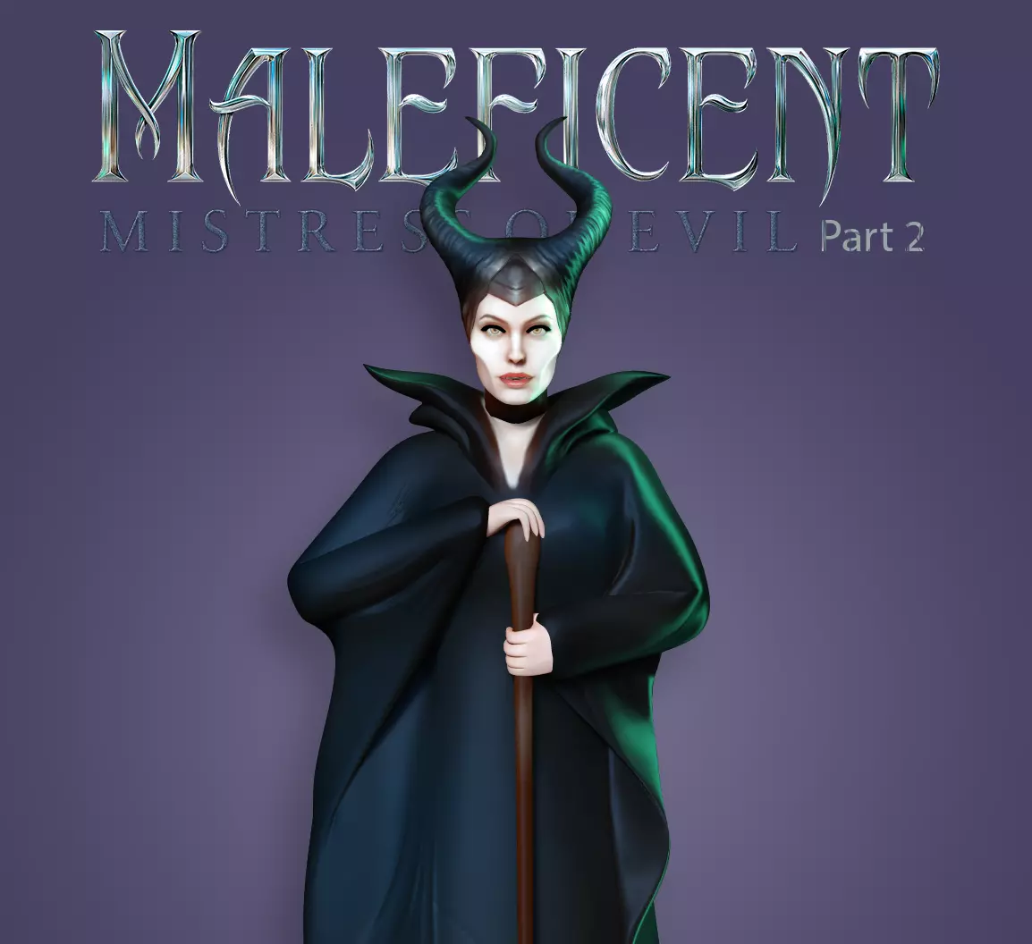 Maleficent 2 - Fan art 3D print model_0