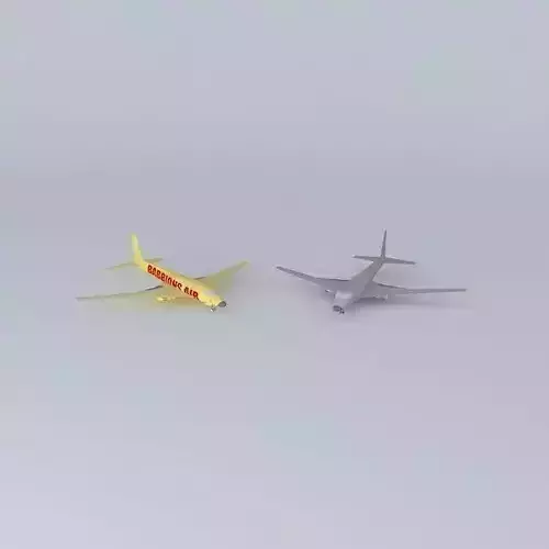 Airplane two airplanes