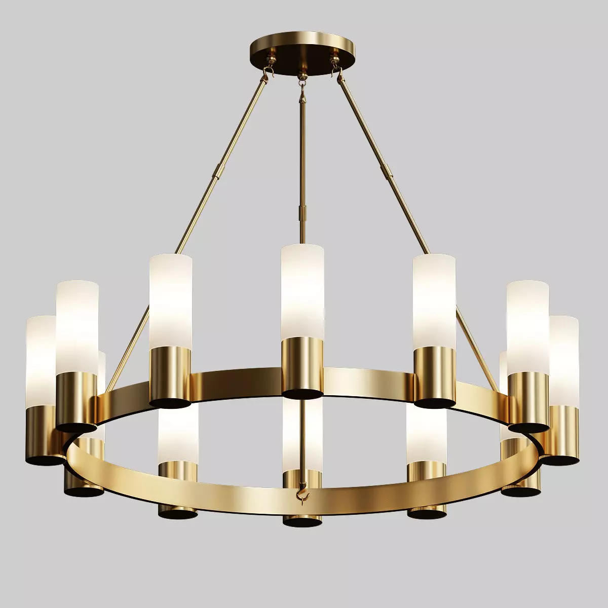Contessa Single Tier Chandelier 3D model