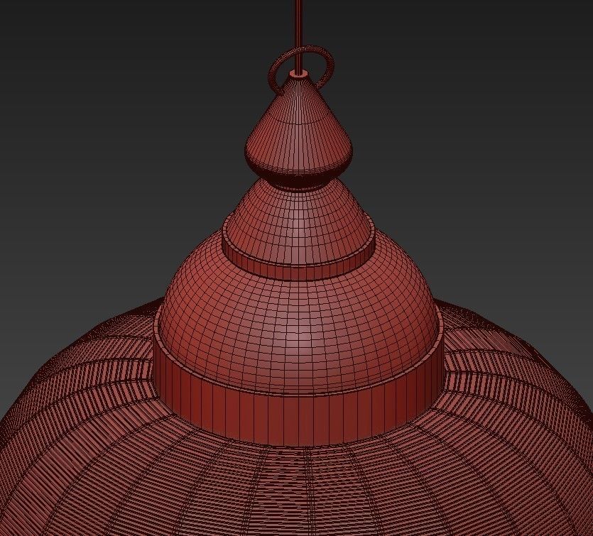 Modern Pendant Light Moroccan Hanging 3D model_6