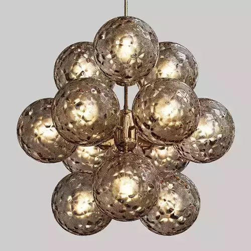 Globo Clear Five Light Chandelier