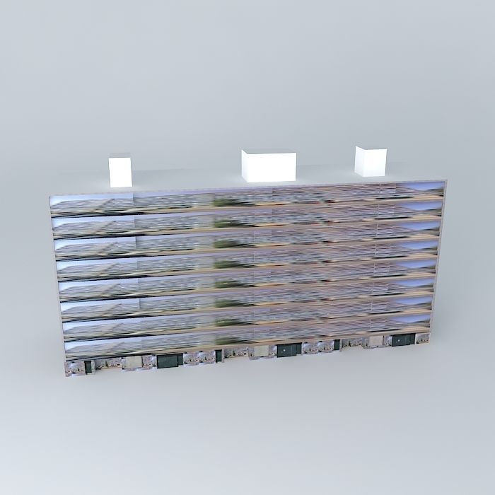Maassluis Merellaan portiekflat Free 3D model_2