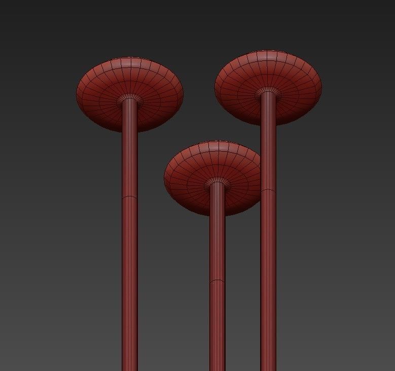 Segretto 1 Light Mini Pendant 3D model_1