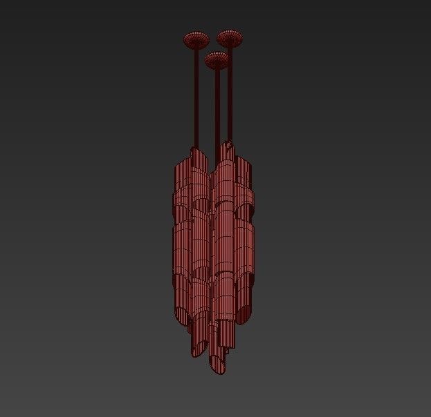 Segretto 1 Light Mini Pendant 3D model_2