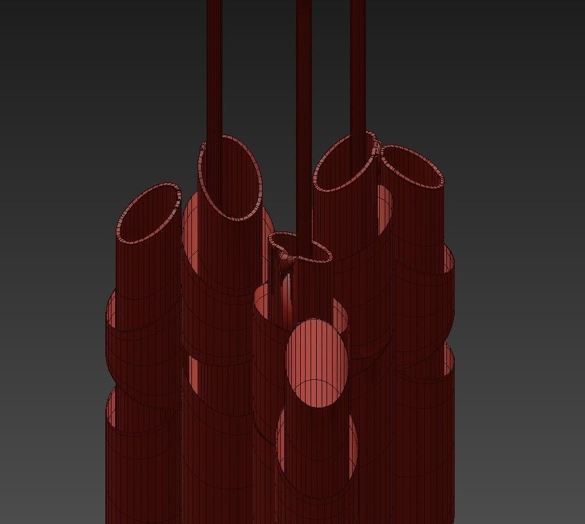 Segretto 1 Light Mini Pendant 3D model_5