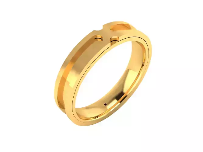Women Band Ring 3dm render detail