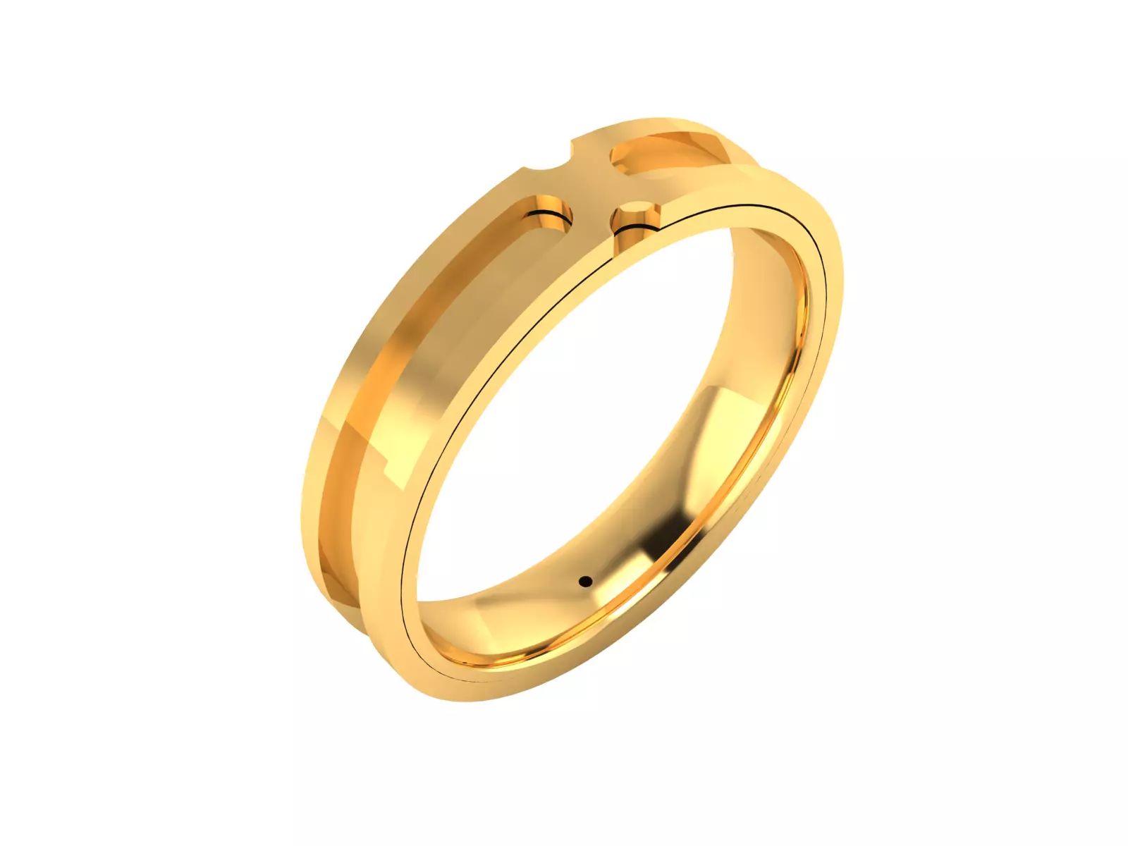 Women Band Ring 3dm render detail 3D print model_0